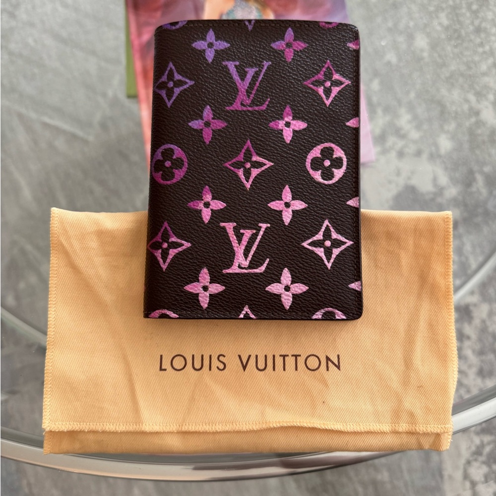 SOLD - VINTAGE Hand Painted Louis Vuitton French Wallet/Passport Cover